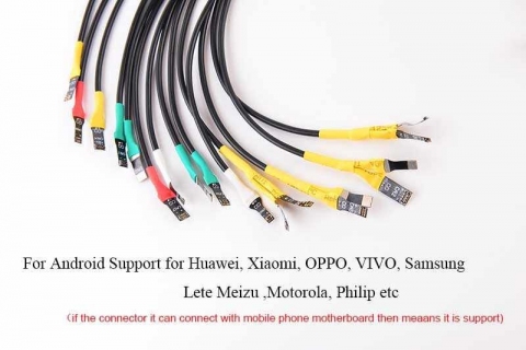 Щупи для блоку живлення OSS-W112D+ (All iOS+Android All in 1) з роз'ємами для плат з 4 USB та LCD Щупи для блоку живлення OSS-W112D+ (All iOS+Android All in 1) з роз'ємами для плат з 4 USB та LCD