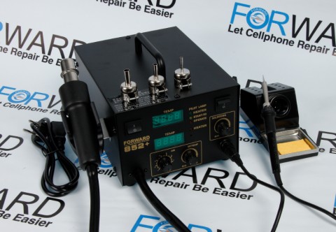 Паяльная станция FORWARD 852+ компрессорная,цифровая индикация, паяльник и фен в металлическом блоке с регулировками (2 in 1 combination double digital display)FW-852+ Паяльная станция FORWARD 852+ компрессорная,цифровая индикация, паяльник и фен в металлическом блоке с регулировками (2 in 1 combination double digital display)FW-852+