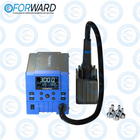 Паяльна станція FORWARD FW-BF01 Blue Fire - Precise Temperature Control Hot Air Gun