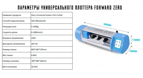 Forward Zero версия c Сенсорным экраном и Bluetooth Плоттер Forward