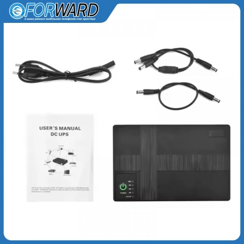 Smart Mini UPS Power Bank DC1018P. для роутерів 5V/9V/12V/USB port/POE port.