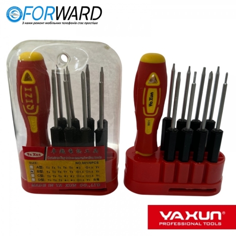 Набор отверток YX-901 Ya Xun screwdriver, 8 отверток.