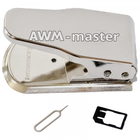 Ножиці для обрізки 2х сім карт Micro sim cutter DLBT iPhone 4/5