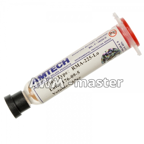 Флюс паста AMTECH RMA-225-12CC Lot #176-09-5 у шприці