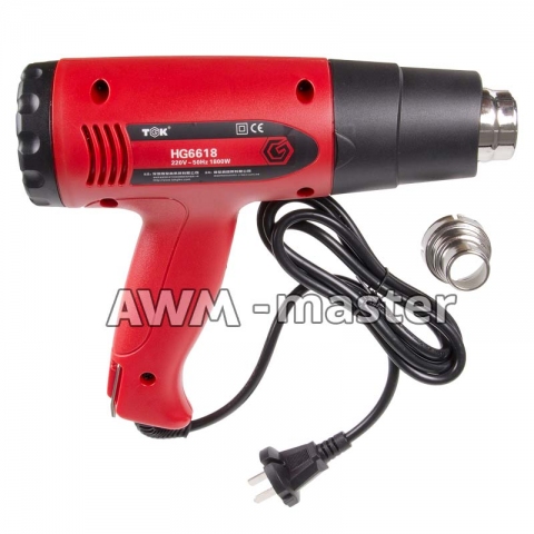 Фен строительный TGK HG6618 с регулятором температуры