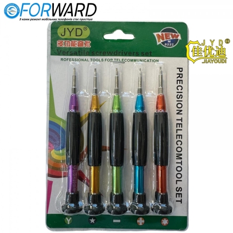 Набор отверток №.8222 JUD screwdriver, 6 отверток.