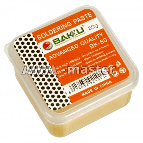 Флюс паста BAKU BK-80 g Soldering Paste у банці