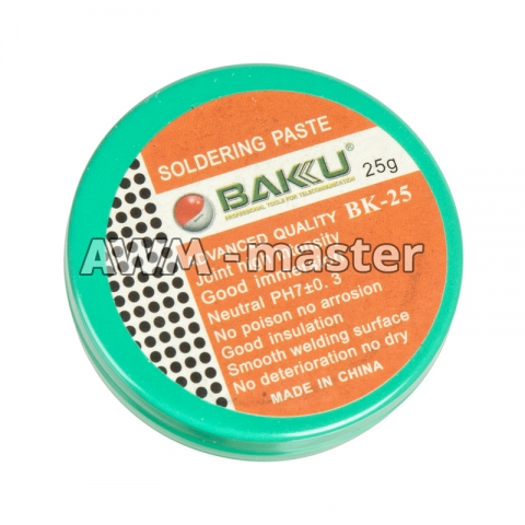 Флюс паста BAKU BK-25 g Soldering Paste у банці