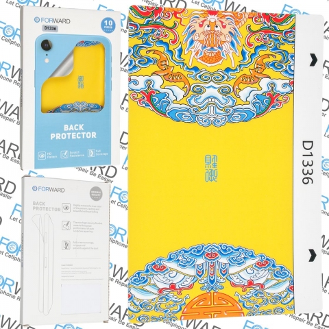 "9" 3D Embossed Back Film 10 pcs