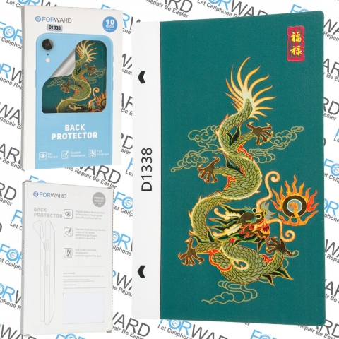 "9" 3D Embossed Back Film 10 pcs