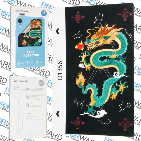 "9" 3D Embossed Back Film 10 pcs
