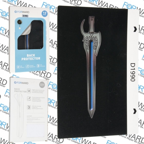 Захисна броня плівка FORWARD D1990 (120*180MM) на задню кришку, "9" 3D Embossed Back Film 10 pcs