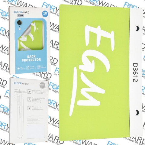 "9" 3D Embossed Back Film 10 pcs