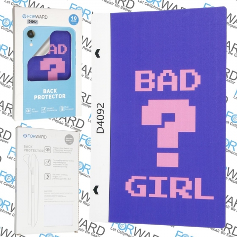 "9" 3D Embossed Back Film 10 pcs