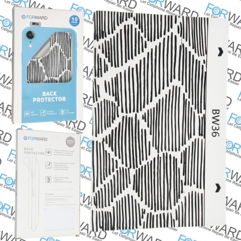 "9" 3D Embossed Back Film 10 pcs