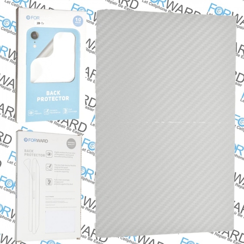 Захисна броня плівка FORWARD XW-Tr (120*180MM) на задню кришку, "9" Carbon Fiber Film-Transparent 10 pcs