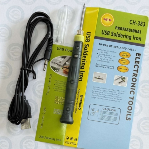 Паяльник USB CH-383 USB Soldering iron 5V 8w