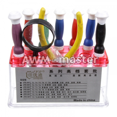 Набір інструментів №801 JUD 10 in 1 Tools Набір інструментів №801 JUD
