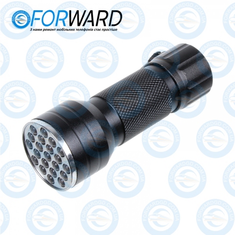 Ультрафиолетовый светодиодный фонарик UV LAMP (требуется 3 батарейки AAA в коплект не входит)