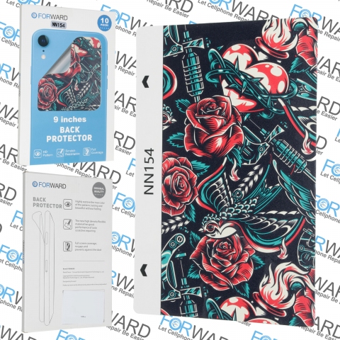 Захисна броня плівка FORWARD NN154 (120*180мм.) на задню кришку, "9" 3D Embossed Back Film 10 pcs.