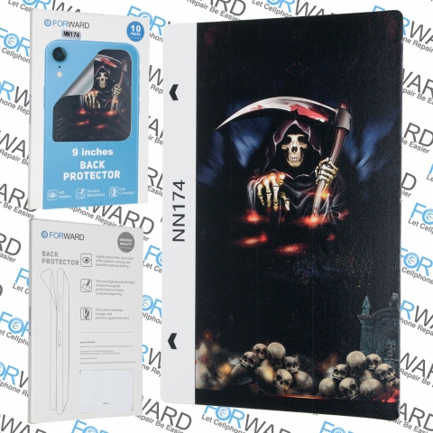 Захисна броня плівка FORWARD NN174 (120*180мм.) на задню кришку, "9" 3D Embossed Back Film 10 pcs.