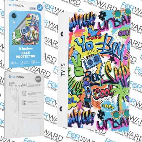 Захисна броня плівка FORWARD TY15 (120*180мм.) на задню кришку, "9" 3D Embossed Back Film 10 pcs.