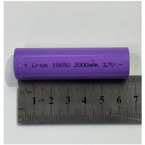 Акумулятор Li-ion 18650 (Li-ion 3.7В 2000мА-год)