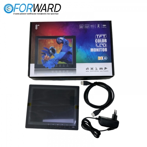 Монітор Forward FW-S008 HDMI, LED 8 дюймів TFT , HD (4:3) вхідний сигнал VGA+HDMI+BNC+USB