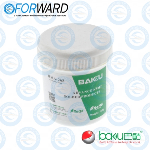 Флюс BAKU RMA-268 #:201911600030003136 в банке 100 g.
