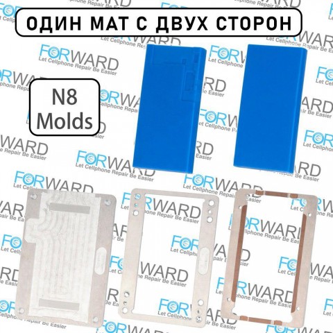 Комплект форм Samsung Galaxy Note 8, (Al) Алюмінієві + гумова Комплект форм Samsung Galaxy Note 8, (Al) Алюмінієві + гумова