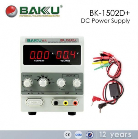 Блок живлення Baku BK-1502D+ цифровий 15V 2A