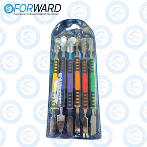 Лопатки металеві №.19530 Power 12 in 1 Solder Asist Tools Set / Набір інструментів Power (6 фігурних, двосторонніх ножів)