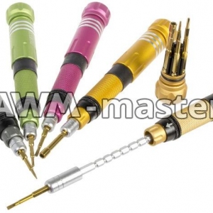 Набір викруток K-8107 Kaisi ручка з насадками 6 in 1 nozzles.