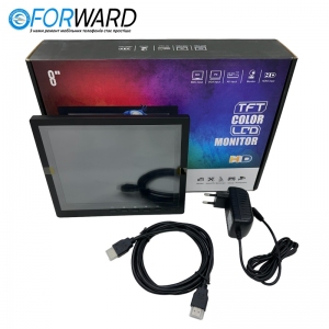 Монітор Forward FW-S008 HDMI, LED 8 дюймів TFT , HD (4:3) вхідний сигнал VGA+HDMI+BNC+USB