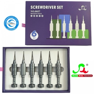 Набір викруток SW-8057 Sehngwei screwdriver, 6 викруток: *0,8,T2,+1.5,+1,2,Y0,6,+2,5