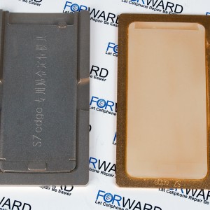 Комплект форм (Al) Алюминиевая + резиновая для дисплея Samsung G935 Galaxy S7 Edge